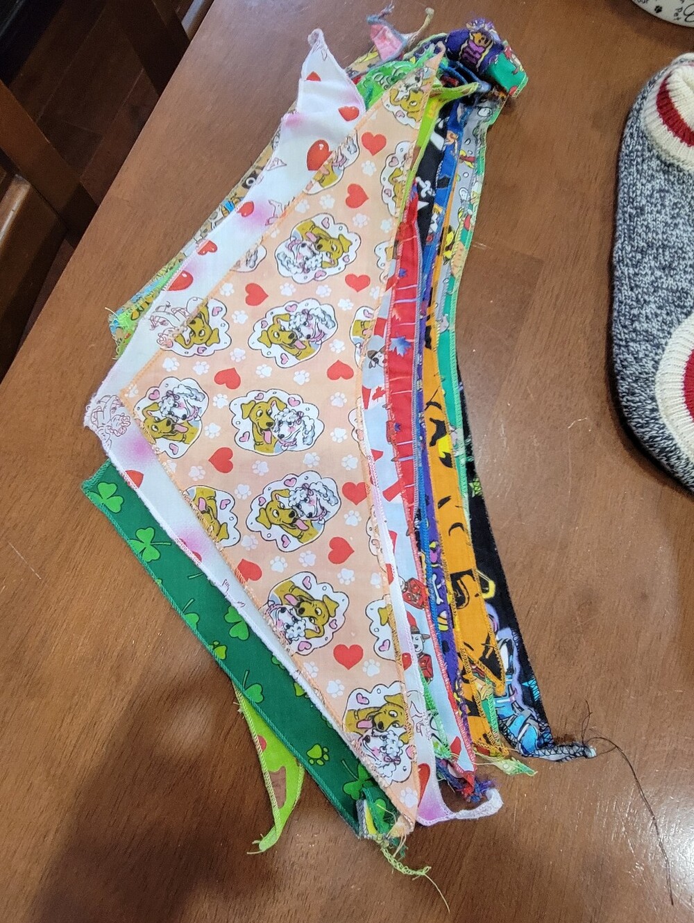 Doggy Bandana for dogs under 10lbs.  5 For $10.